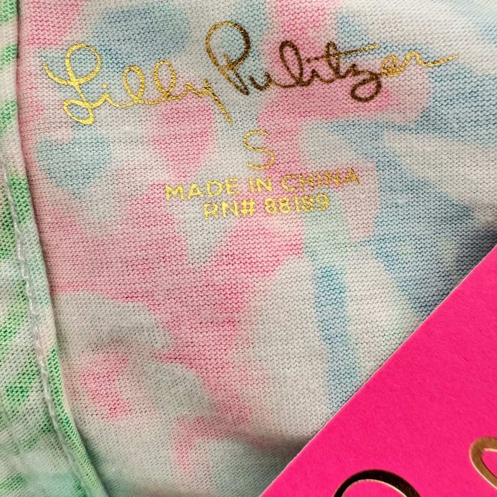 NWT Lilly Pulitzer Sz S Bailee Dress Multi Coral Bay Print - Picture 10 of 13